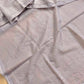 Grey Banarasi Organza Silver Zari Work Floral Design Embroidery Saree