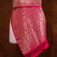 Reddish Pink Mashru Silk Brocade Weaved Banarasi Dupatta