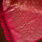 Reddish Pink Mashru Silk Brocade Weaved Banarasi Dupatta