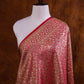 Maroon Mashru Silk Brocade Weaved Banarasi Dupatta