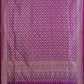 Purple Mashru Silk Brocade Weaved Banarasi Dupatta