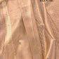 Brown Pure Soft Tissue Handloom Banarasi Saree with Allover Small Buti Design