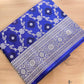 Royal Blue Soft Mashru Silk Jamewar Weaved Jaal Design Banarasi Saree