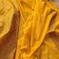 Vibrant Yellow Resham Silk Brocade Antique Zari Weaved Banarasi Saree