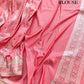 Light Pink Soft Mashru Silk Jamewar Weaved Banarasi Saree