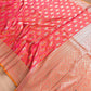 Pink and Orange Double Shaded Soft Mashru Silk Jamewar Weaved Allover Paisley Buti Design Banarasi Saree