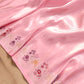 Pink Handloom Pure Tissue Katan Silk Scalloped Meenakari Border Banarasi Saree