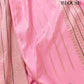 Light Pink Pure Katan Silk Allover Sona Rupa Buti Kadwa Handweaved Tanchui Border Banarasi Saree