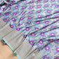 Grey Soft Mashru Silk Jamewar Weaved Floral Jaal Design Pink Meena Banarasi Saree