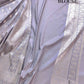 Light Grey Soft Mashru Silk Jamewar Weaved Allover Silver Small Buti Design Banarasi Saree