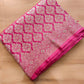 Dark Rani Pink Mashru Silk Banarasi Saree