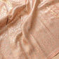 Peach Pink Mashru Silk Banarasi Saree