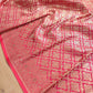 Pink Mashru Silk Banarasi Saree