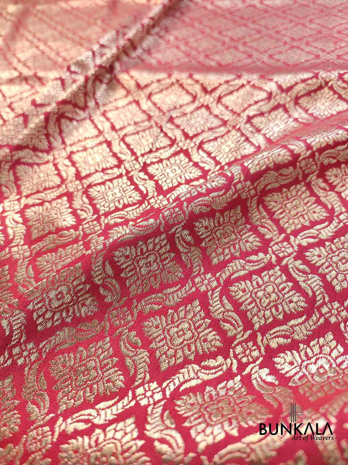 Pink Mashru Silk Banarasi Saree