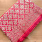 Pink Mashru Silk Banarasi Saree