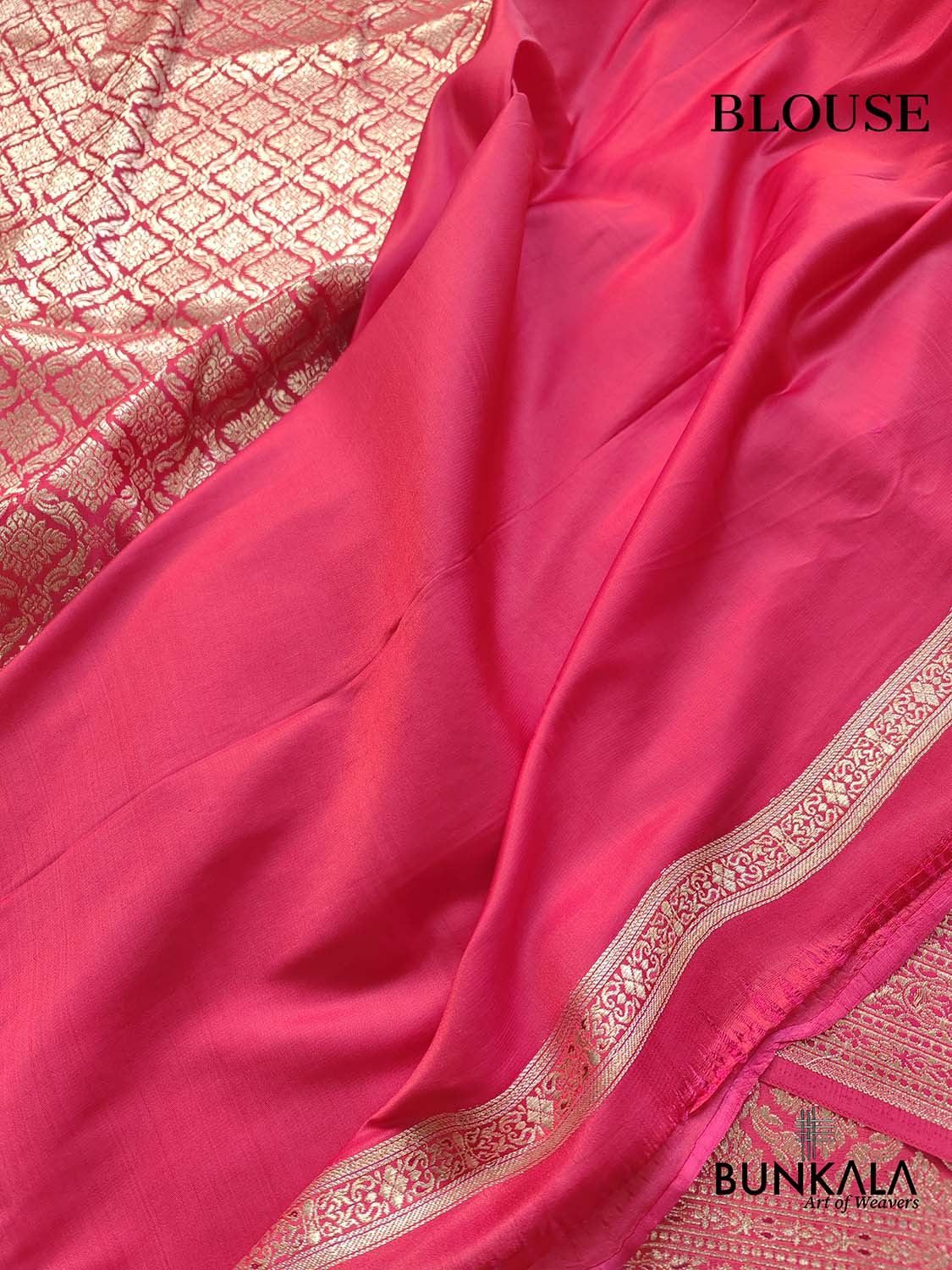 Pink Mashru Silk Banarasi Saree