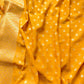 Mustard Yellow Georgette Floral Jaal Design Banarasi Saree