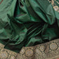 Bottle Green Pure Katan Silk Handloom Kadwa Weaved Jangla Design Sona Rupa Banarasi Saree