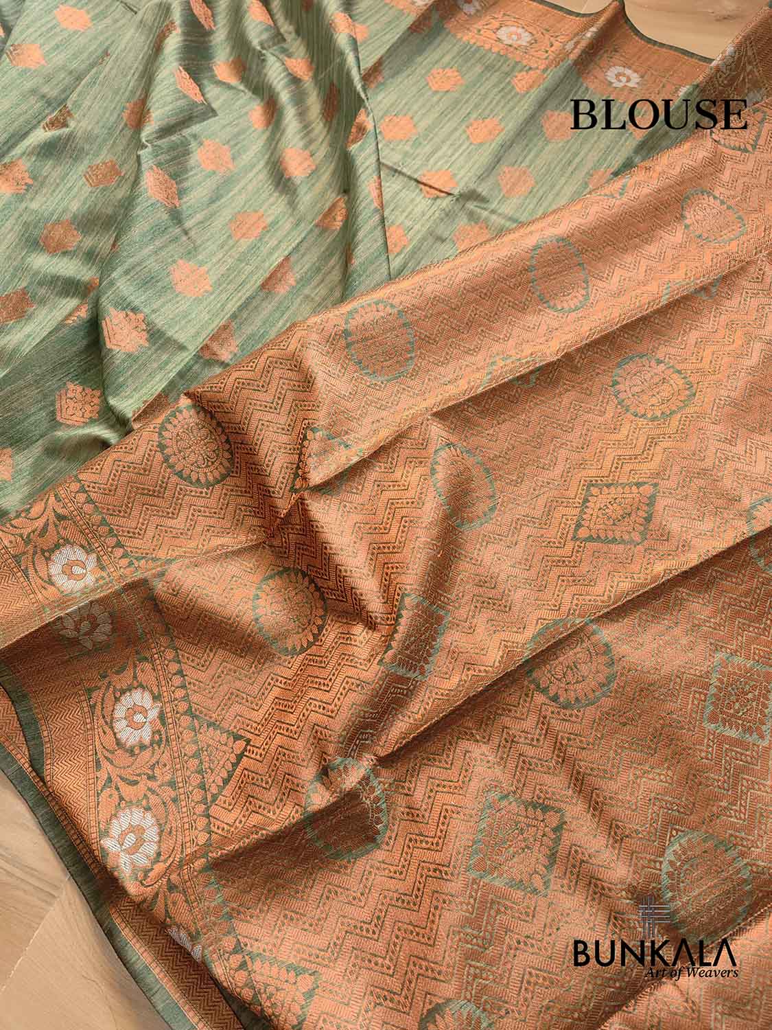 Green Silk Banarasi Saree