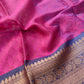 Purple Silk Banarasi Saree