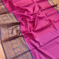 Purple Silk Banarasi Saree