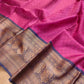 Purple Silk Banarasi Saree