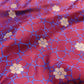 Purple Two Tone Mashru Silk Jamewar Weaved Banarasi Saree