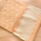 Beige Mashru Silk Jamewar Weaved Banarasi Saree