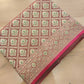 Maroon ane Green Mashru Silk Brocade Weaved Banarasi Saree