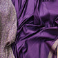 Dark Purple Mashru Silk Silver Zari Brocade Weaved Banarasi Saree