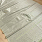 English Light Green Mashru Silk Silver Zari Brocade Weaved Banarasi Saree