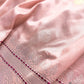 Light Nude Pink Pure Katan Silk Allover Small Gold and Silver Zari Buti Kadwa Handweaved Banarasi Saree