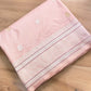 Light Nude Pink Pure Katan Silk Allover Small Gold and Silver Zari Buti Kadwa Handweaved Banarasi Saree
