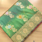 Green Two Tone Allover Buta Meenakari Silk Banarasi Saree