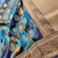 Multicolor Rangkat Allover Meenakari Buta Silk Banarasi Saree