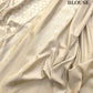 Pastel Beige Pure Katan Silk Star Geometrical Design Silver Zari Handloom Banarasi Saree