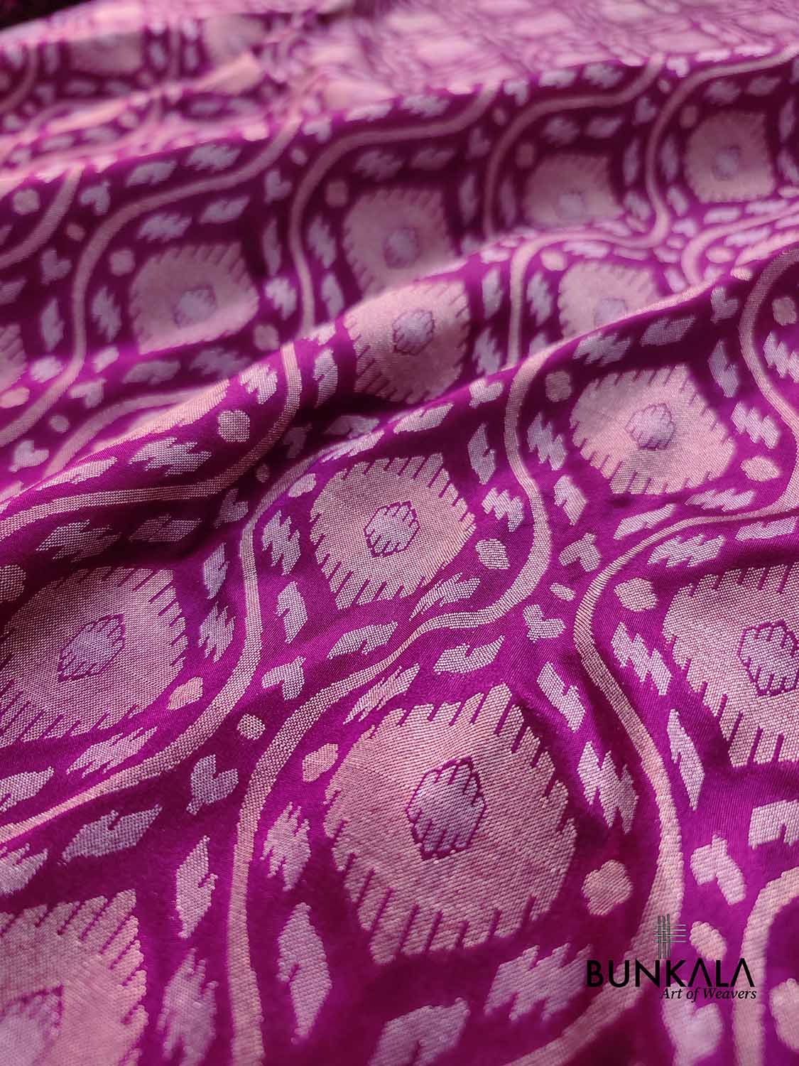 Purple Nilambari Banarasi Silk Saree