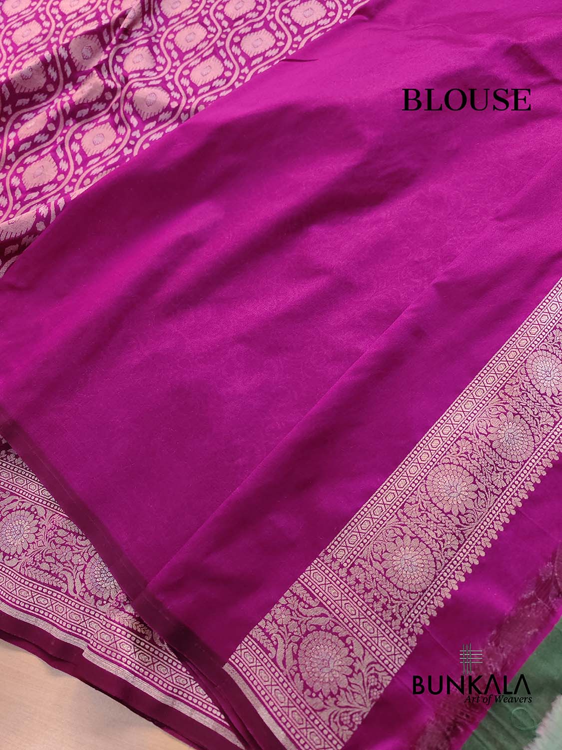 Purple Nilambari Banarasi Silk Saree