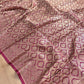 Deep Purple Mashru Silk Banarasi Saree