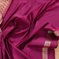 Deep Purple Mashru Silk Banarasi Saree