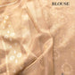 Golden Tissue Silk Floral Buta Jaal Design Resham Handweaved Banarasi Saree