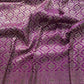 Resplendent Purple Mashru Silk Banarasi Saree