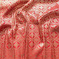 Red Banarasi Mashru Silk Saree
