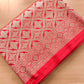 Red Banarasi Mashru Silk Saree