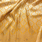 Mastard Yellow Mashru Silk Banarasi Saree