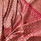 Maroon Mashru Silk Banarasi Saree