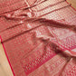 Maroon Mashru Silk Banarasi Saree