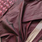 Burgundy Maroon Mashru Silk Jamewar Banarasi Saree