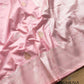 Baby Pink Pure Katan Silk Double Tana Handweaved Kadwa Allover Gold and Silver Zari Buti Banarasi Saree