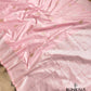 Baby Pink Pure Katan Silk Double Tana Handweaved Kadwa Allover Gold and Silver Zari Buti Banarasi Saree